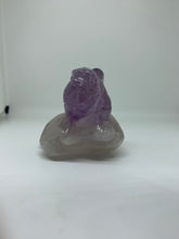 Load image into Gallery viewer, Amethyst Jumping Fish Carving
