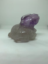 Load image into Gallery viewer, Amethyst Jumping Fish Carving
